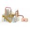 FS-MDP series PLC automatic waste lube oil distillation plant
