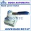 GOGO ATC 4 way 3 position Pneumatic air hand lever valve 4HV230-08 Port RC1/4" thread Manual operated control valve