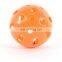 Plastic cat playing ball with bells pet toy