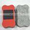 Various colors bone shape EVA and felt Magnetic whiteboard eraser