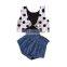 baby girl clothes 2 PCS Baby Sets Dots Vest Top + PP Short Solid Color Baby Girls Sets Children'S Sweater