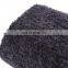 Fluffy Microfiber Plush Black Double Layer Sherpa Throw Blanket  50 x 60 Inches for Couch Sofa
