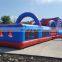 Commercial Inflatable Obstacle Course Game Slide Bouncer With Pool