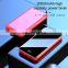 Slim Glass Mirror LED Type C Fast Charger  Power Bank 20000 Mah