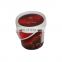 Hot Sale Custom Logo PP Food Grade 1 Gallon Ice-cream Plastic Bucket With Lid And Handle