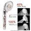 QILI Ionic Shower Head Showerhead 200% High Pressure with 3 Sprays Settings & Drip Mode 40% Water Saving shower head