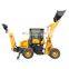 Universal Small Backhoe Wheel Loader With Front-end loader prices and factory sales of backhoe loader prices