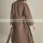 Women New Fashion Double Face Mid Length Alpaca Woolen Coat