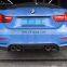 Carbon Fiber M4 Rear Diffuser for BMW F80 M3 F82 M4 14-18