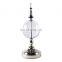 Crystal Globe Nickel Finish Sharp Top Metal Steel Home Decoration Accessory