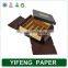 Custom perfect printing chocolate cake and wine kraft food paper with window sweet cardboard packaging box