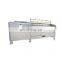 high speed production line of fruit and vegetable roller washing machine potato cleaning peeling machine