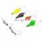 Free Sample Colorful Copper Fishing 3g Trout Spoon Lures single hook OEM salt water spinner bait