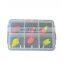 Copper Metal Fishing Lure Spoon Bait Vibration Artificial Hard Baits Spinner 6pcs/box