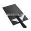 Rectangle cardboard boxes with hat lids zig-zag rolling papers personalised packaging recycled black