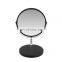 2022 Tabletop Makeup Mirror Cosmetic Desktop Standing two sides mirror beauty make up metal mirror