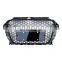 RS3 Front grill for Audi A3 material black RS3 high quality radiator center honeycomb grills RS style 2014 2015 2016