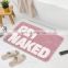 2022 latest design microfiber bath mat anti slip custom get naked bath rugs