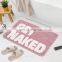 2022 latest design microfiber bath mat anti slip custom get naked bath rugs