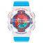 SANDA 299 Hot boys hand watches resin waterproof alarm luminous sport analogue digital watch