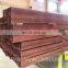 Wooden print 100*50 aluminium rectangular tube wooden color aluminium pipe with exsiting mold