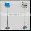 aluminum&stainless steels Retractable A3 poster board stands _Pop post display sign stand_floor stands