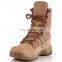 High ankle black genuine Green army sand  military safety boot China