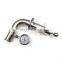 Food grade beer homebrew adjustable spunding valve with gauge