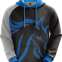 Custom Sublimation Hoodie With Blue Strings