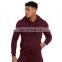 Different Colors slim muscle fit cotton fleece full zip up winter gym workout running Custom Hoodie for men hoodies sweatshirts