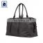 Fashion Style Anthracite Fittings Cotton Lining Material and Zip Closure Type Genuine Leather Duffel Travel Bag for Men