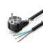 High quality 3 pin  retractable extension cord manufacturers ac power cord cable european power cord