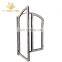 New Product Australia Style Aluminum Double Casement Door with double hinge with arch