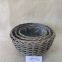 100% Quality Willow Basket Grey Colour Round Wicker Baskets