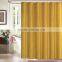 FAUX SILK WITH METALLIC ACCENTS SHOWER CURTAIN WITH 12 ROLLER HOOKS
