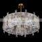 Factory Custom Creative Modern Round Hanging Lamp Pendant Chandeliers Decoration Drop Light Crystal Chandelier