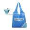 Recycled polyester folding strawberry packing bags tote foldable shopping bag