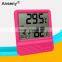 Desk Hourly Chime Digital Indoor Clock thermometer