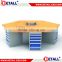 (DETALL) Tool Rolling workbench for with drawers and sliding door cabinet for technician