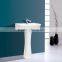 2016 best sell ceramic pedestal basin