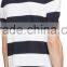 Top Quality New Design Plain White/Black Strip Polo T shirt for Men