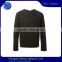 New Custom Design Fashion Plain Heavy Plain Sweatshirts in Black