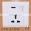 Fireproof electricalwall switch and socket , 13a 250v wall socket switch, swtich with wall outlet