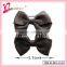 Handmade simple ribbon bow hot sale fancy elastic band for child