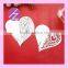 2016 Unique Design Laser Cut White Place Card Wine Card From Haoze Caompany JK68