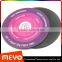 Fashion Rouded Non-slip PU Leather Mouse Pad With Customized Logo