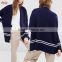 2016 Fashion Women Kimono Cardigan with Stripe Detail HSS7981