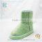 Fur Lining Cashmere Flower Young Girls Winter Boots