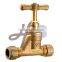 brass & bronze stop valve with brass handle