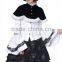 LY-018 Unique Black and White Lolita Janpanese Cosplay Sweet Grils Shawl